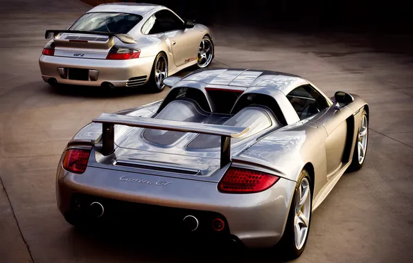 Авто, Porsche, спорткар, Carrera GT, 911 GT2