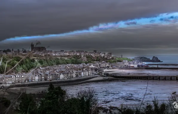 Море, берег, Cancale Bretagne