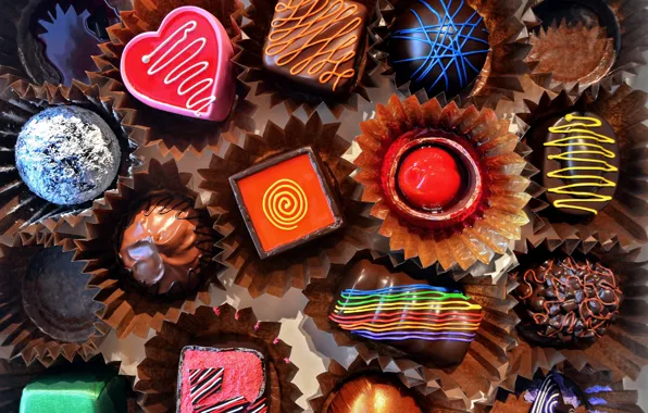 Шоколад, конфеты, Candy, десерт, сладкое, декор, глазурь, Chocolate