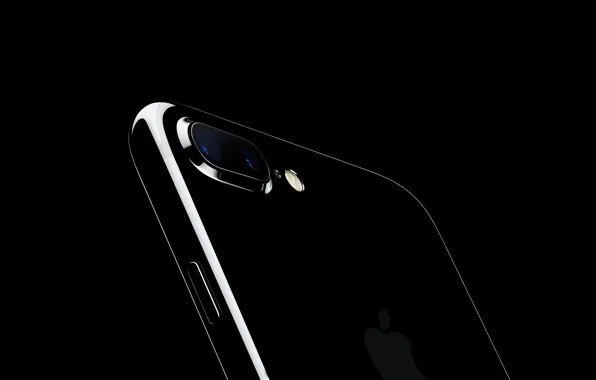 Apple, logo, black, camera, new Design, new iPhone, iPhone 7
