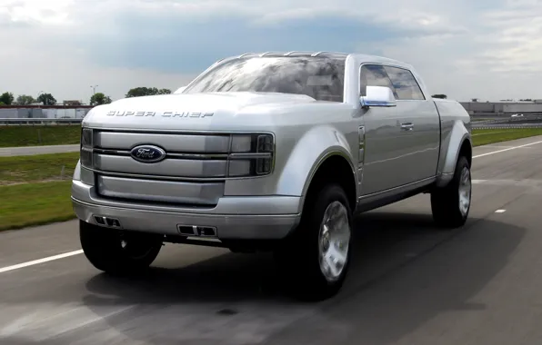 Дорога, Ford, concept, Форд, F-250, super chief