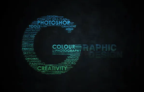 Слова, Photoshop, Design, Creative