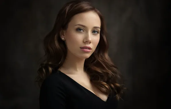 Картинка грудь, портрет, губки, прелесть, Anna