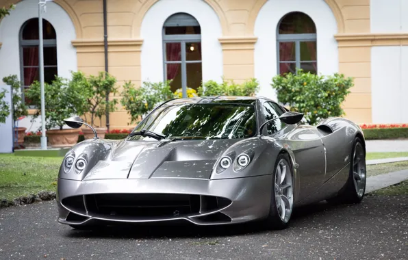 Картинка Pagani, Huayra, front view, hypercar, Pagani Huayra Codalunga