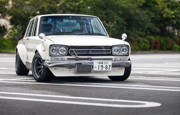 Авто, Белый, Машина, Классика, Ниссан, Nissan, Автомобиль, 2000