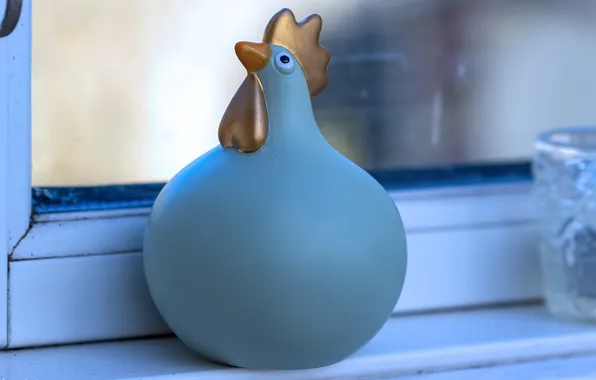 Курица, фигурка, петух