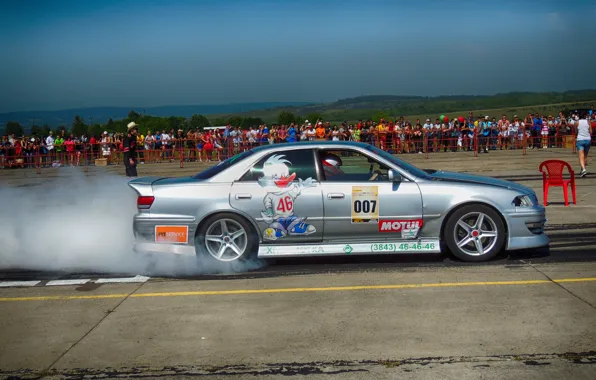 Аэропорт, Самурай, Гонки, jzx100, Tourer V, Тойота Марк 2, Mark II, Новокузнецк
