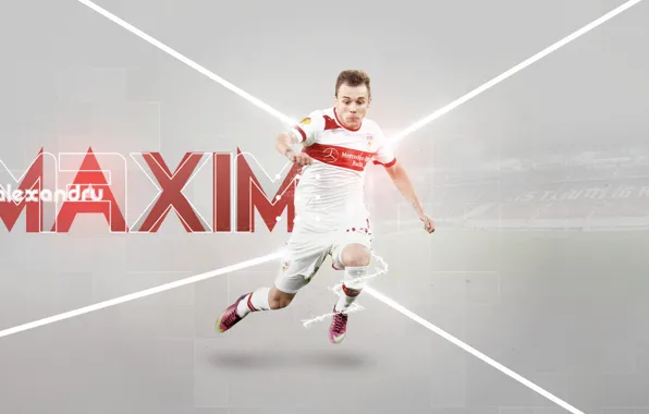 Wallpaper, sport, stadium, football, player, VfB Stuttgart, Maxim Alexandru