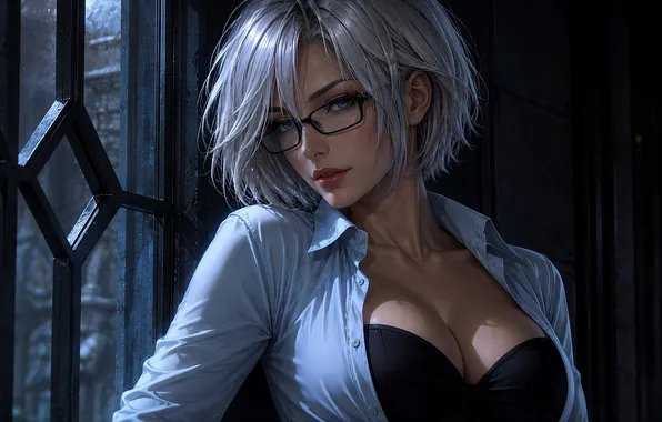 Картинка windows, glasses, look