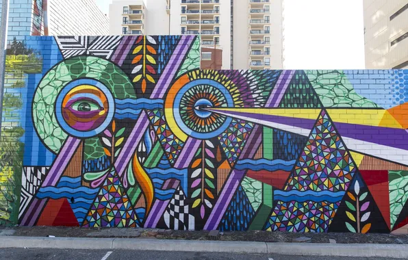 City, город, улица, здания, street, buildings, street art, стрит-арт