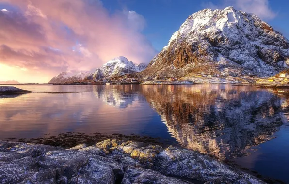 Картинка sky, nature, water, mountains