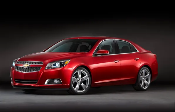 Машина, красный, Chevrolet, Шевроле, красивая, автомобиль, Шевролет, Malibu