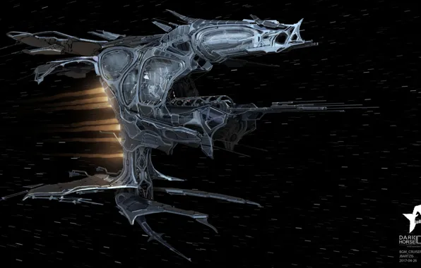 Космос, пламя, транспорт, DARK MATTER, BGM Cruiser