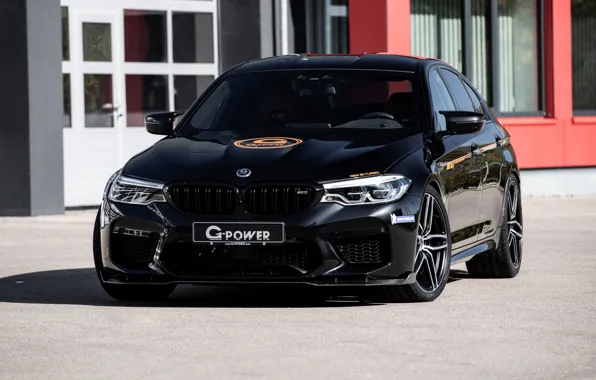 Чёрный, BMW, седан, G-Power, 2018, BMW M5, четырёхдверный, M5