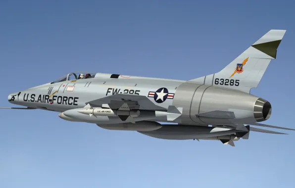 Истребитель, Super Sabre, F-100D