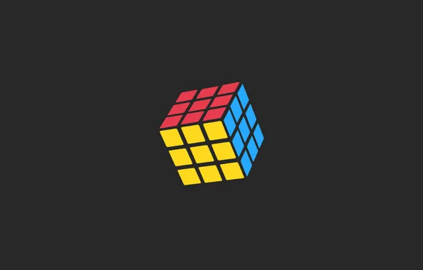 Обои кубик Рубика, головоломка, задача