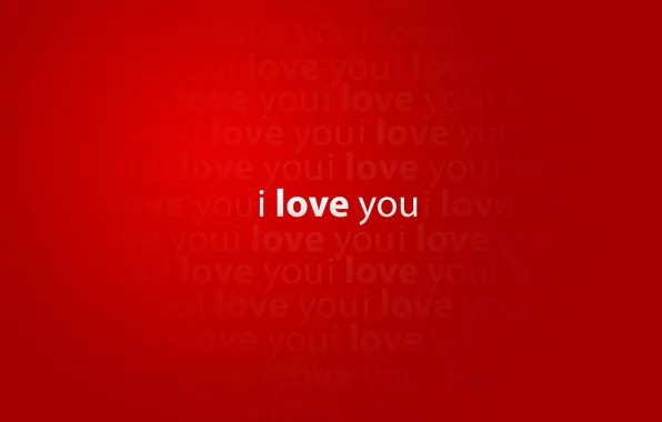 Любовь, красный, креатив, red, слова, i love you, mood, words creative pictures