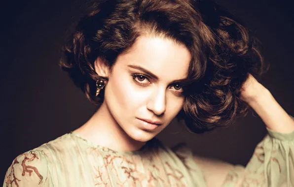 Brunette, bollywood, индийская актриса, Kangana Ranaut
