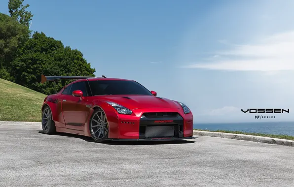 GTR, Nissan, Matte, Vossen, Graphite, VFS1