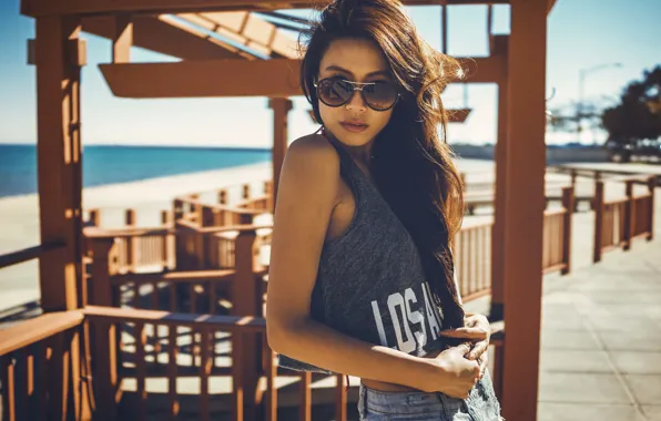 Картинка model, sunglasses, Claudia Pavel