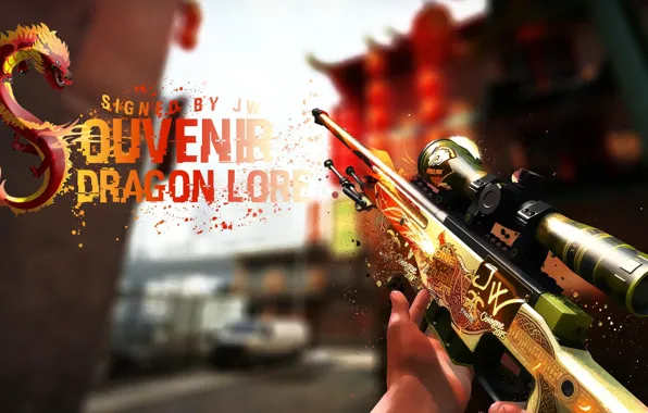Оружие, CSGO, AWP, Dragon Lore