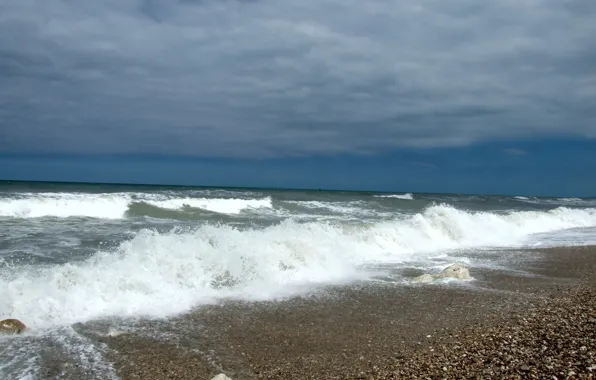 Waves, summer, beach, sea, italy, abruzzi