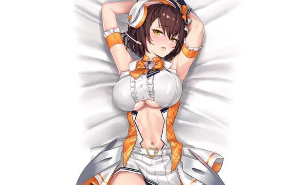 Hot, sexy, boobs, sexy girl, anime, short hair, big boobs, oppai