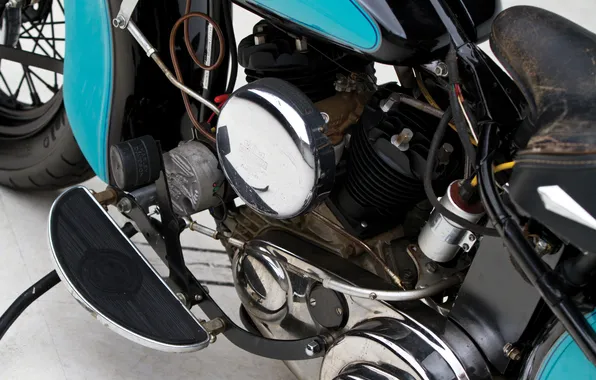 Harley-Davidson, 1947, ретро мотоциклы, retro motorcycles, Harley-Davidson WL