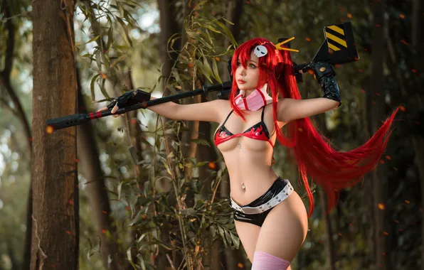 Asian, anime, model, women, cosplay, anime girls, women outdoors, Tengen Toppa Gurren Lagann