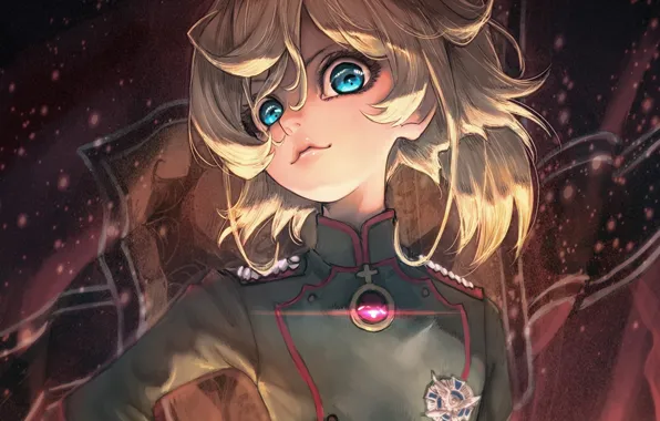 Картинка anime, art, Youjo Senki, Tanya Degurechaff