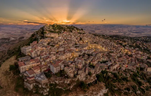 Italy, Sicily, Assoro