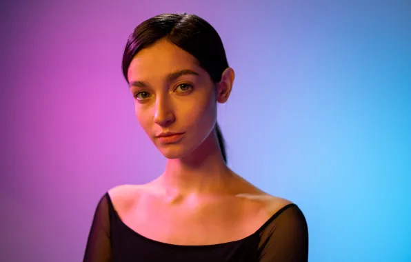 Взгляд, простота, красивая девушка, simplicity, очарование, look, beautiful girl, женственность