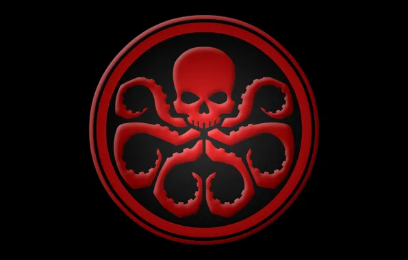 Картинка skull, Marvel, comics, tentacles, Hail Hydra