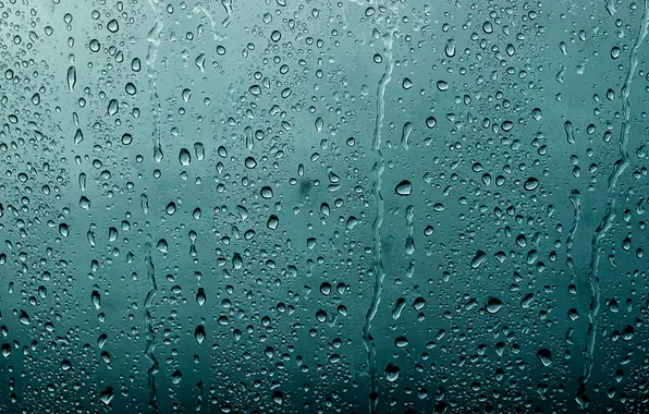Стекло, вода, капли