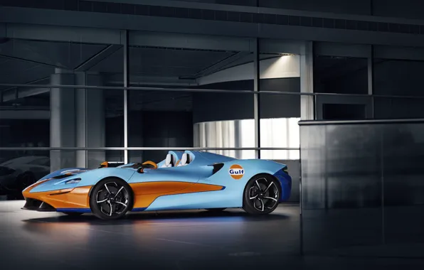 McLaren, спорткар, MSO, Gulf, 2020, Elva, McLaren MSO Elva Gulf Theme, McLaren MSO