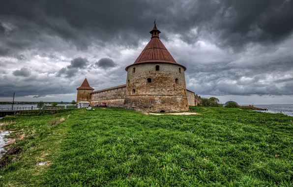 Russia, Neva River, Island-fortress Oreshek