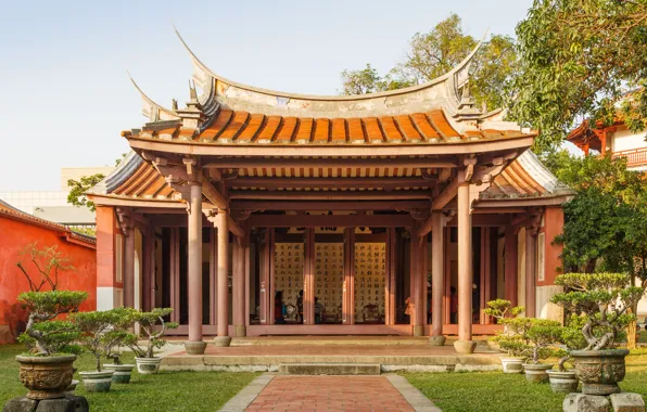Тайвань, архитектура, Taiwan, буддийский храм