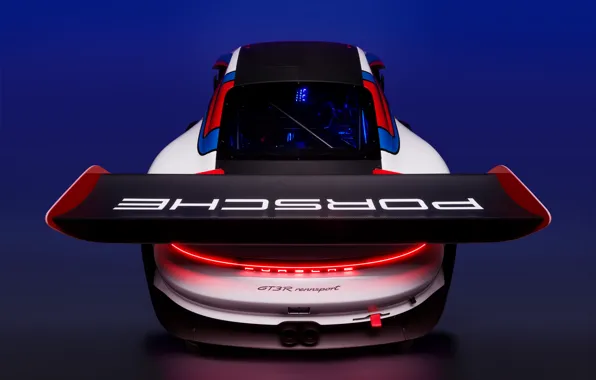 Картинка 911, Porsche, rear wing, Porsche 911 GT3 R rennsport