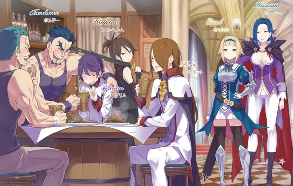 Аниме, персонажи, С нуля, Re: Zero Kara Hajimeru Isekai Seikatsu