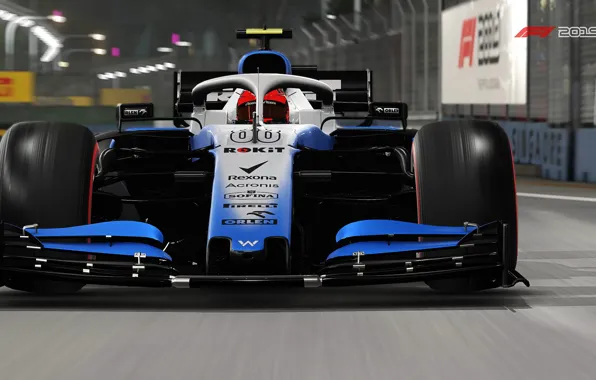 Трасса, гоночный автомобиль, F1 2019, Williams FW42