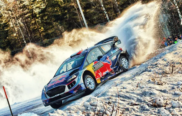 Ford, Зима, Авто, Снег, Спорт, Машина, Форд, Гонка