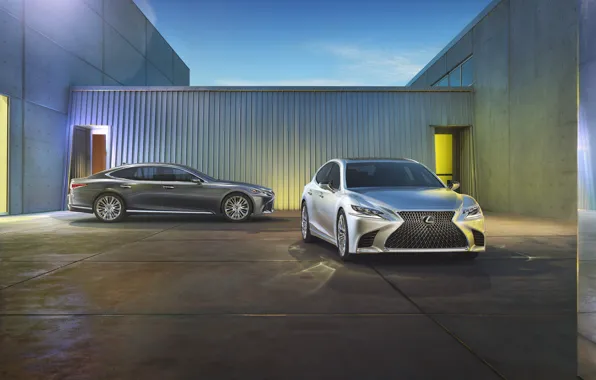 Car, Lexus, logo, Lexus LS 500