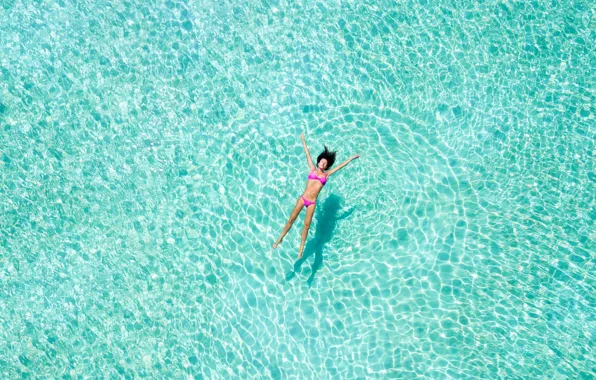 Картинка girl, pool, water, bikini