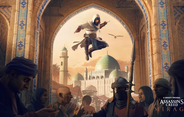 Картинка город, арт, Басим, Assassin’s Creed Mirage