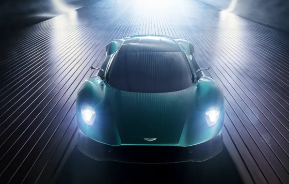 Картинка машина, свет, Aston Martin, спорткар, Vanquish, Vision concept