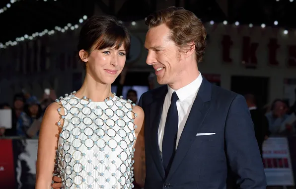 Актриса, актёры, актёр, Бенедикт Камбербэтч, Benedict Cumberbatch, британский актер, супруги, Софи Хантер
