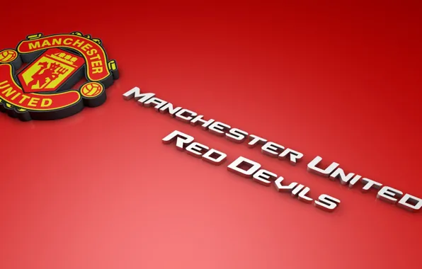 Wallpaper, sport, logo, football, Manchester United