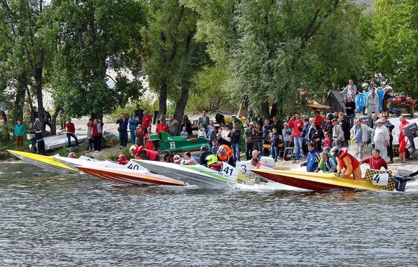 Скорость, лодки, гонки