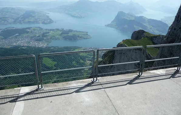 Switzerland, ALPS, lake Lucern, mount Pilatus