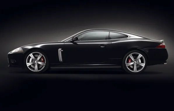 Купе, Jaguar, XKR, вид сбоку, 2007, Portfolio, Jaguar XKR Portfolio